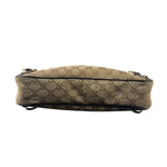 Gucci Brown Leather Trim Abbey D Ring Shoulder Bag