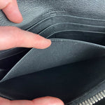 Balenciaga Black Leather Flap Wallet on Chain Bag