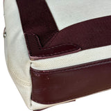 Balenciaga Canvas Maroon Cabas XS Tote Bag