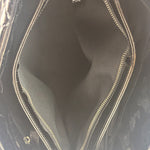 Chanel Large Black Patent Leather Mademoiselle Bowling Bag 2011-12