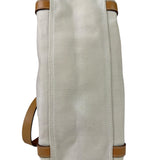 Hermes Beige/Brown Leather Trim Cabalicol Tote
