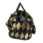 Dolce & Gabbana Miss Curly Python Patchwork Handbag