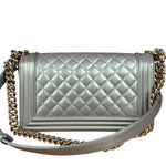 Chanel Medium Quilted Iridescent Boy Bag