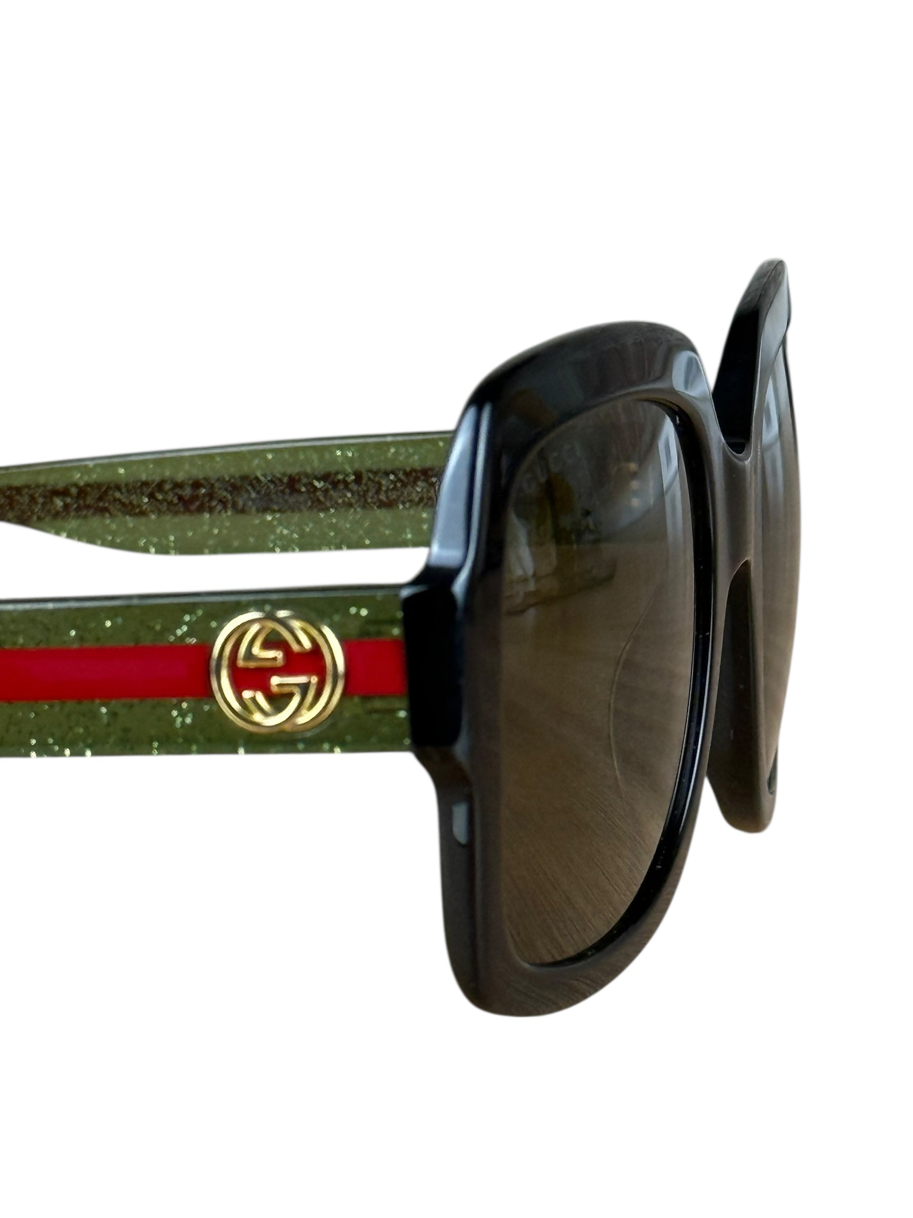 Gucci Large Black Frame Sunglasses