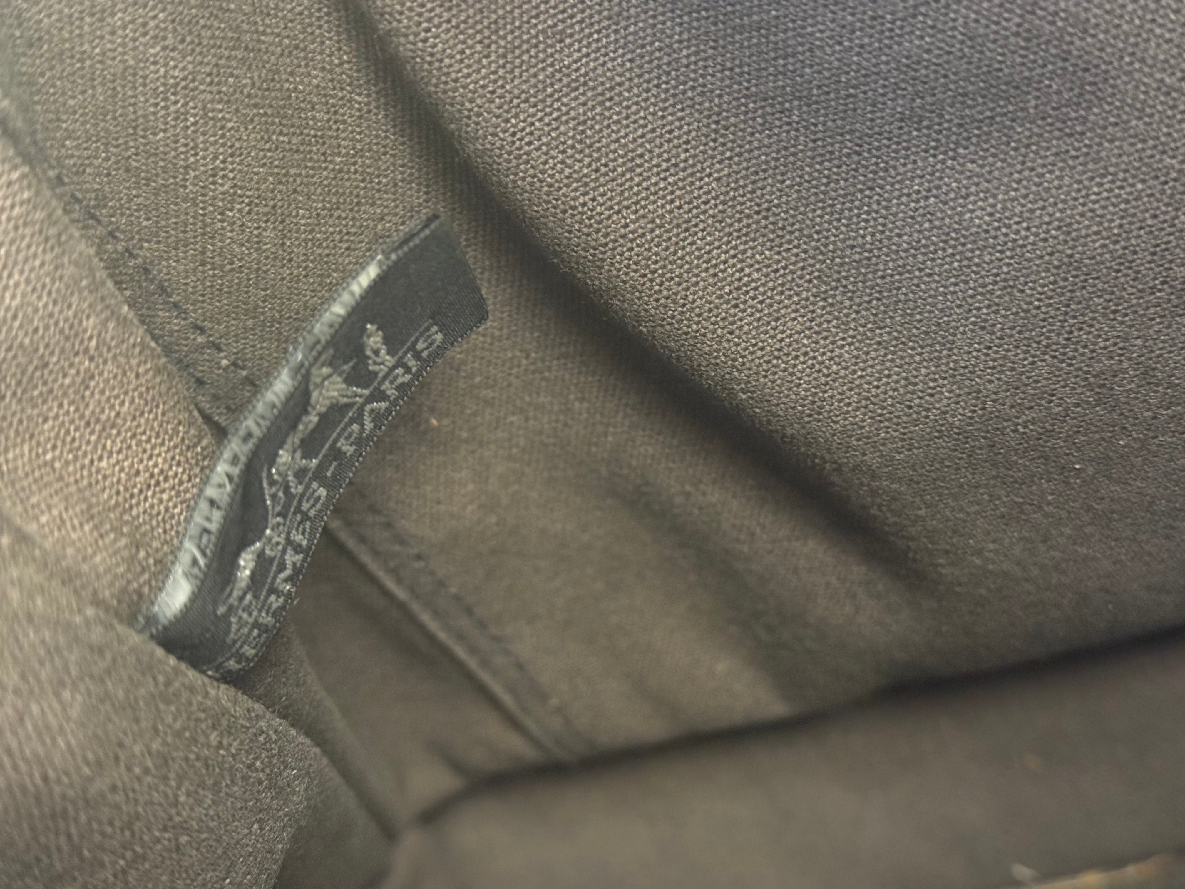 Hermes Grey Canvas Fourre Tout GM