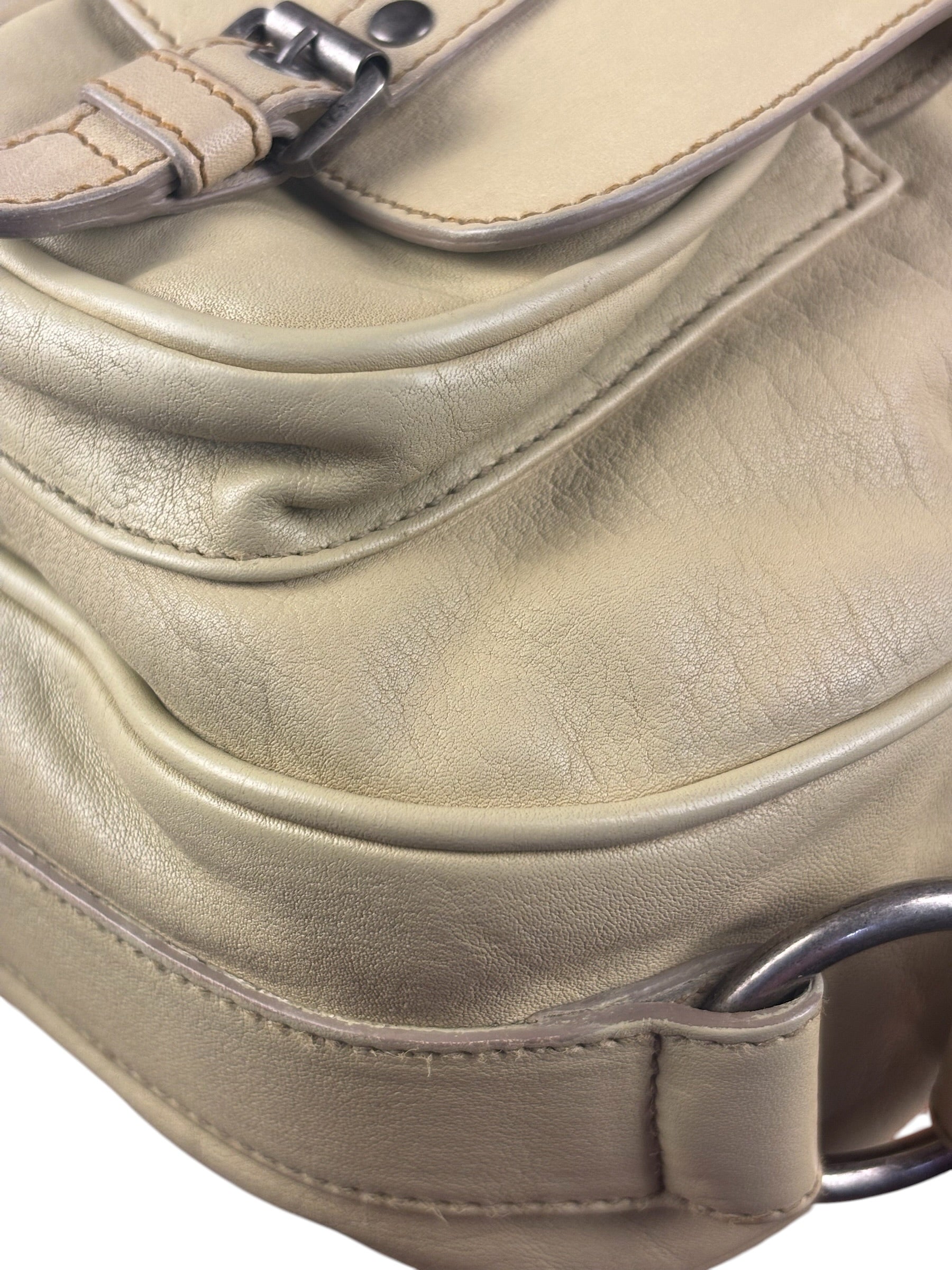Christian Dior Vintage Beige Marrakech Medium Shoulder Bag