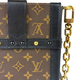 Louis Vuitton Black Monogram Vertical Trunk Pochette