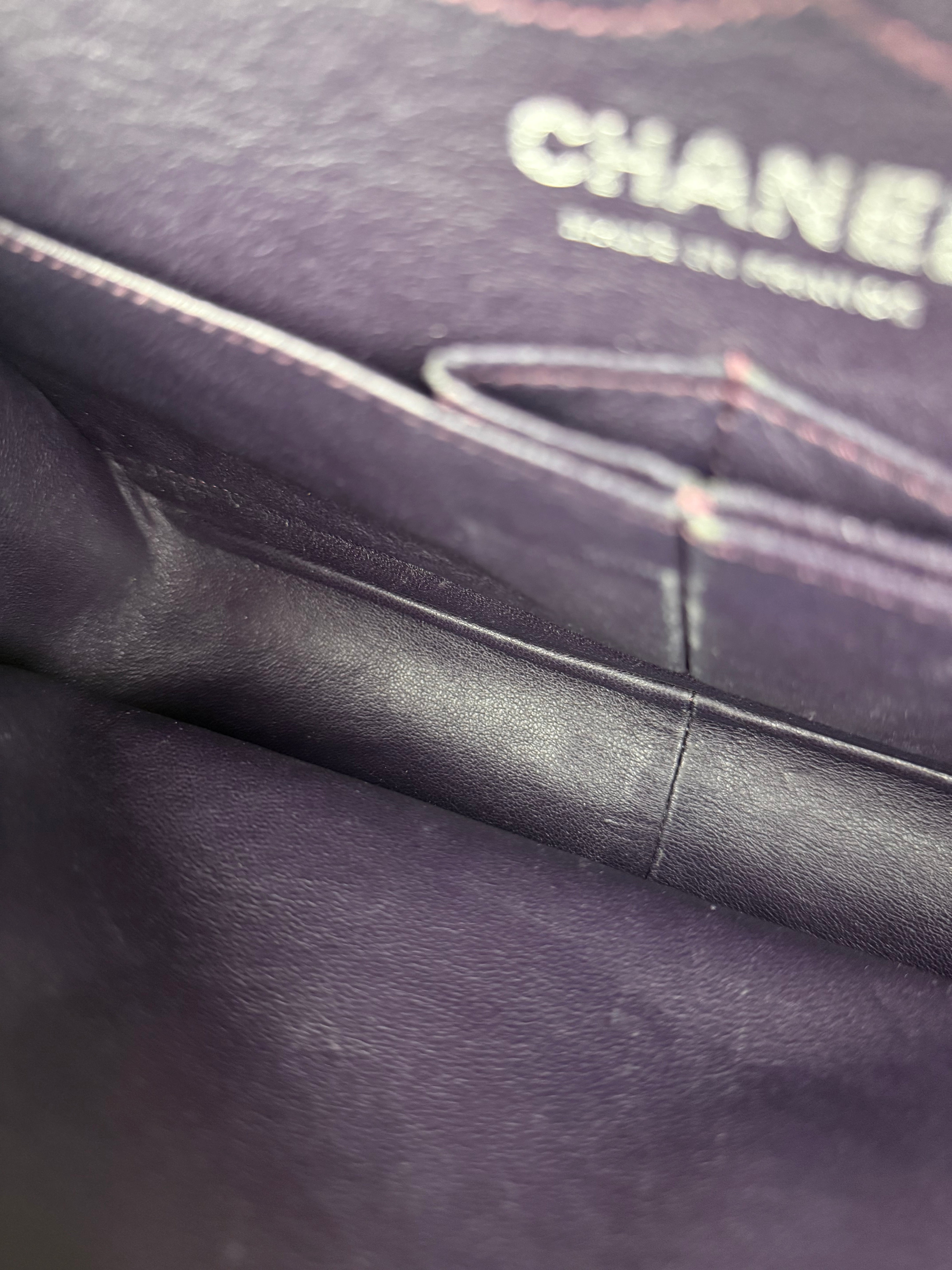 Chanel Purple Quilted 2.55 Reissue Double Flap Bag 2012