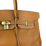 Hermes Birkin 35 Gold Brown Togo Leather Handbag 2001