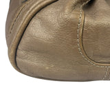 Chloe Bronze Leather Paddington Shoulder Bag