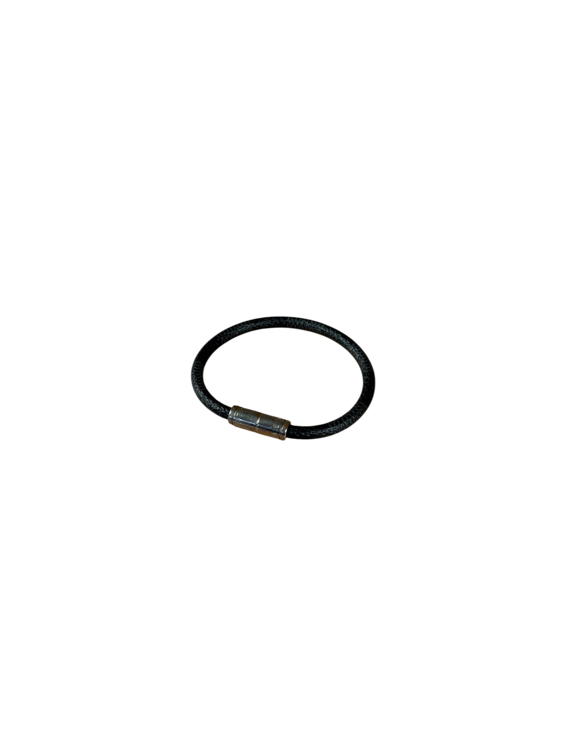 Louis Vuitton Damier Graphite Keep It Bracelet