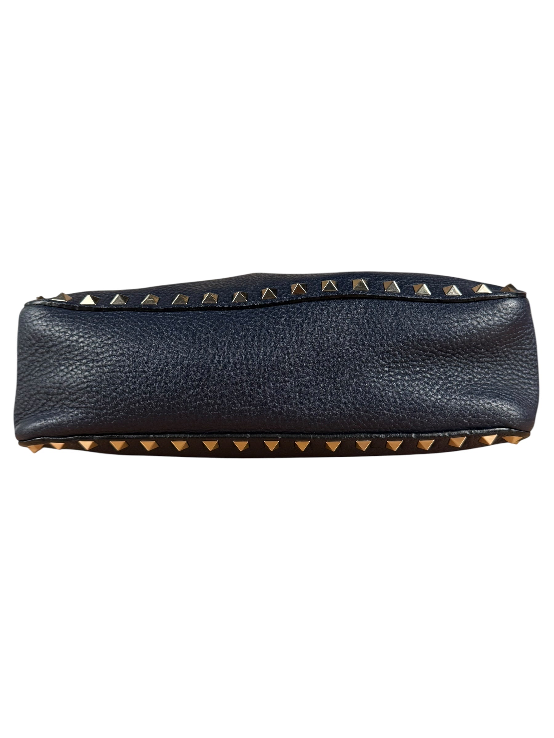 Valentino Navy RockStud Messenger Bag