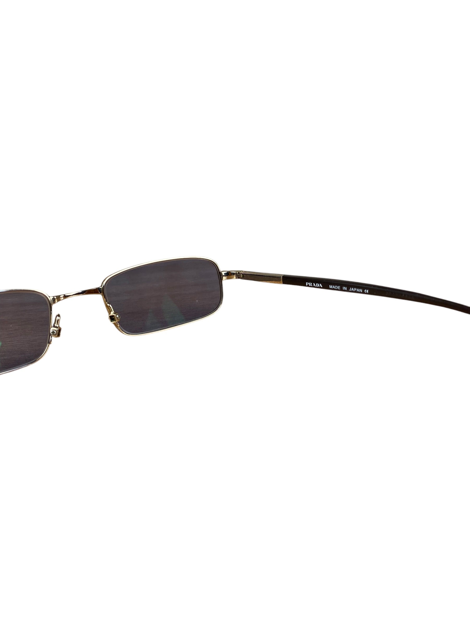 Prada Vintage Blue Square Frame Sunglasses (RX)