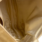 Bottega Veneta Butter Yellow Satin Intrecciato Shoulder Bag
