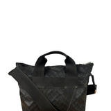 Bottega Veneta Black Rubber Intrecciato Messenger Bag