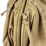 Bottega Veneta Beige Leather Kraft Paper Mini Pouch