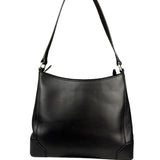 Burberry Black Leather Hobo Bag