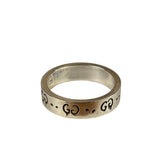 Gucci Silver GG Icon Band Rings