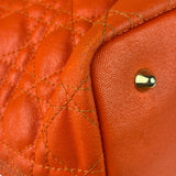 Christian Dior Panarea Cannage Quilted Leather Tote