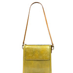Louis Vuitton Yellow Patent Leather Vernis Mott Accessory Pouch