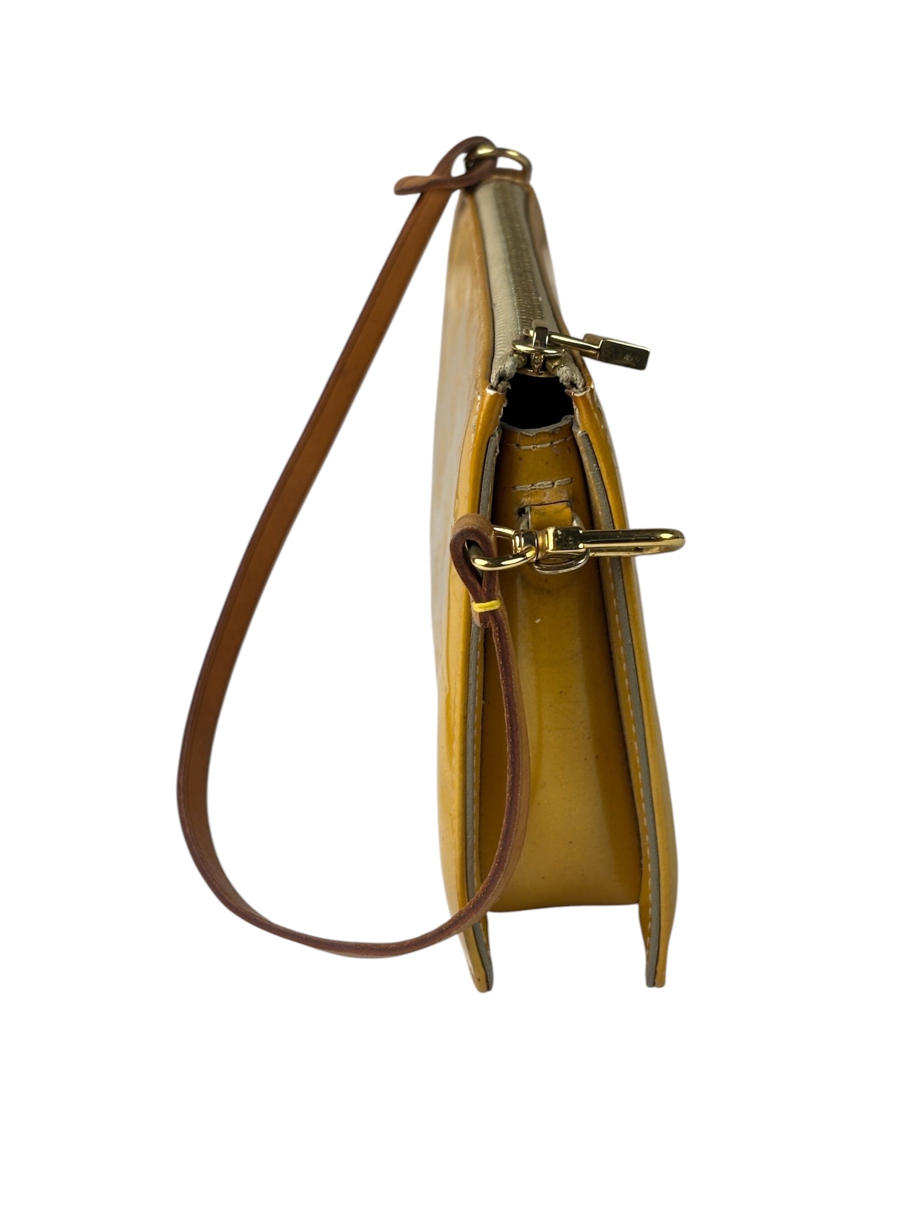 Louis Vuitton Yellow Vernis Pochette