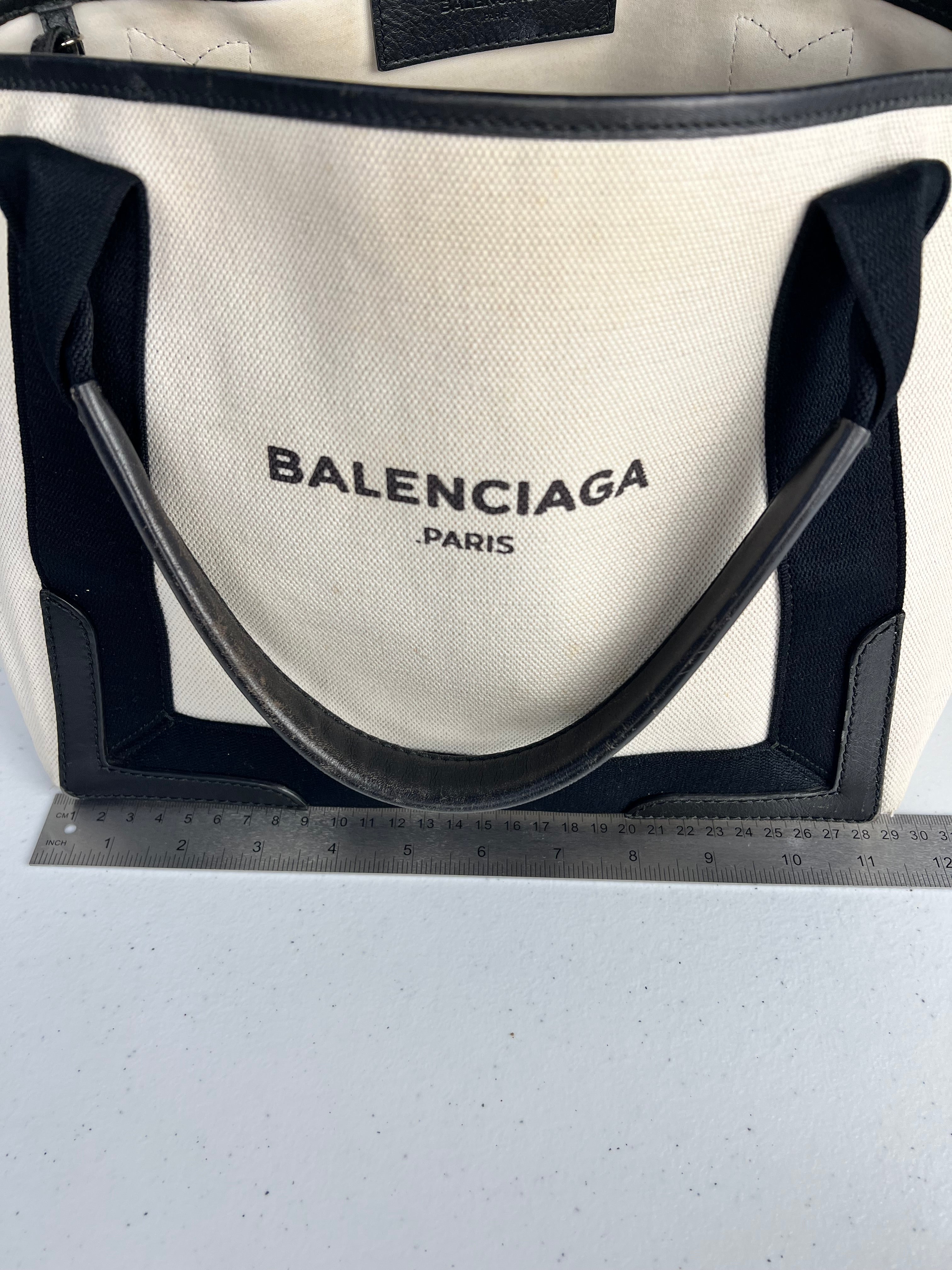 Balenciaga Black Cabas Tote Bag