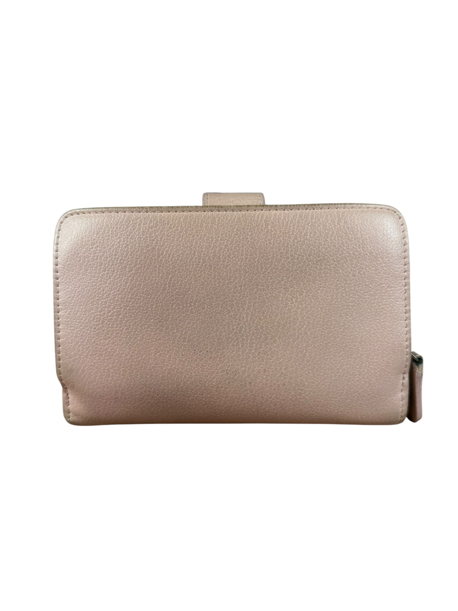 Chanel Light Pink Flower CC Snap Wallet 2011