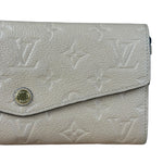 Louis Vuitton Empreinte Leather Beige Sarah Wallet