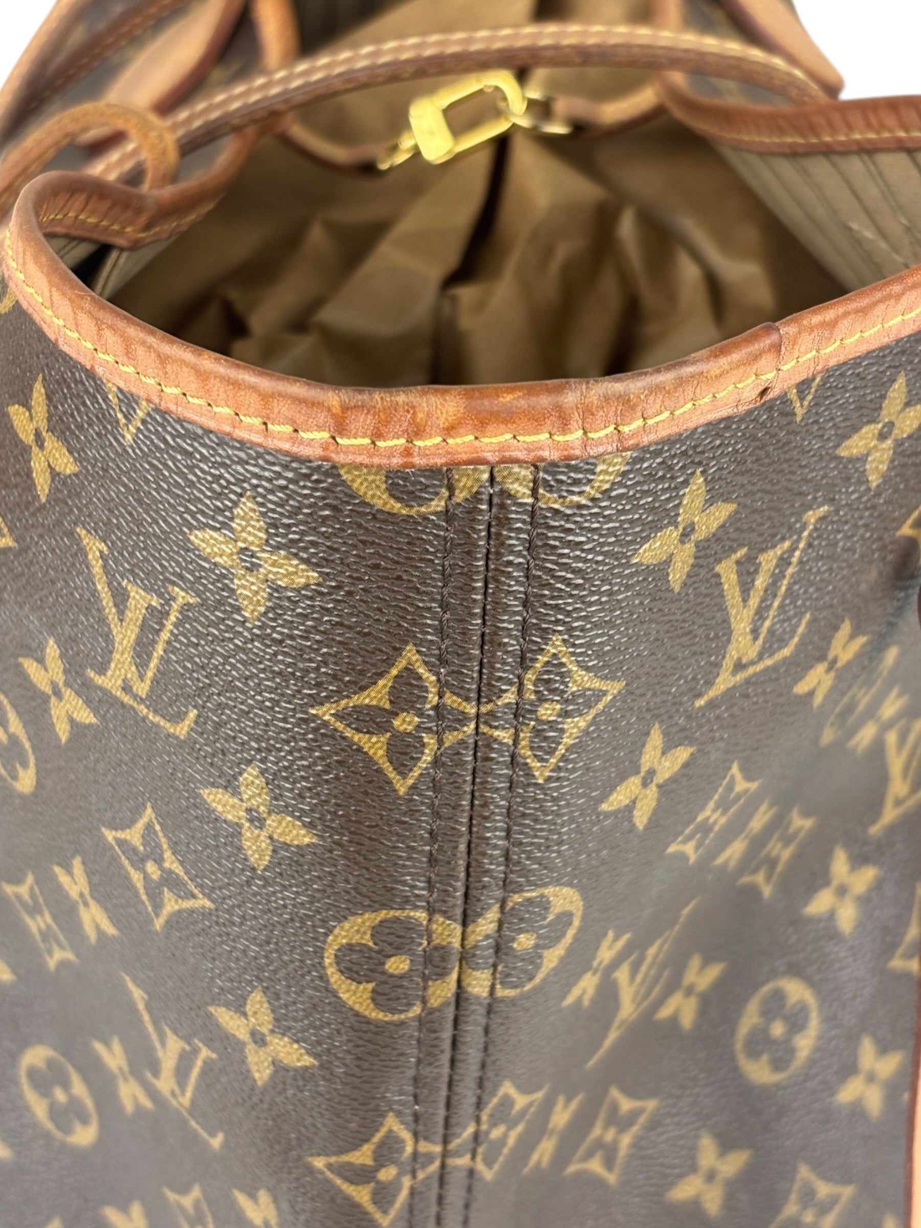 Louis Vuitton Dark Brown Canvas Monogram Neverfull Shoulder Bag PM