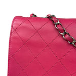 Chanel Pink Quilted Leather Accordion Flap Bag 2014