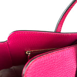 Gucci Hot Pink Pebbled Leather Swing Tote