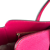 Gucci Hot Pink Pebbled Leather Swing Tote
