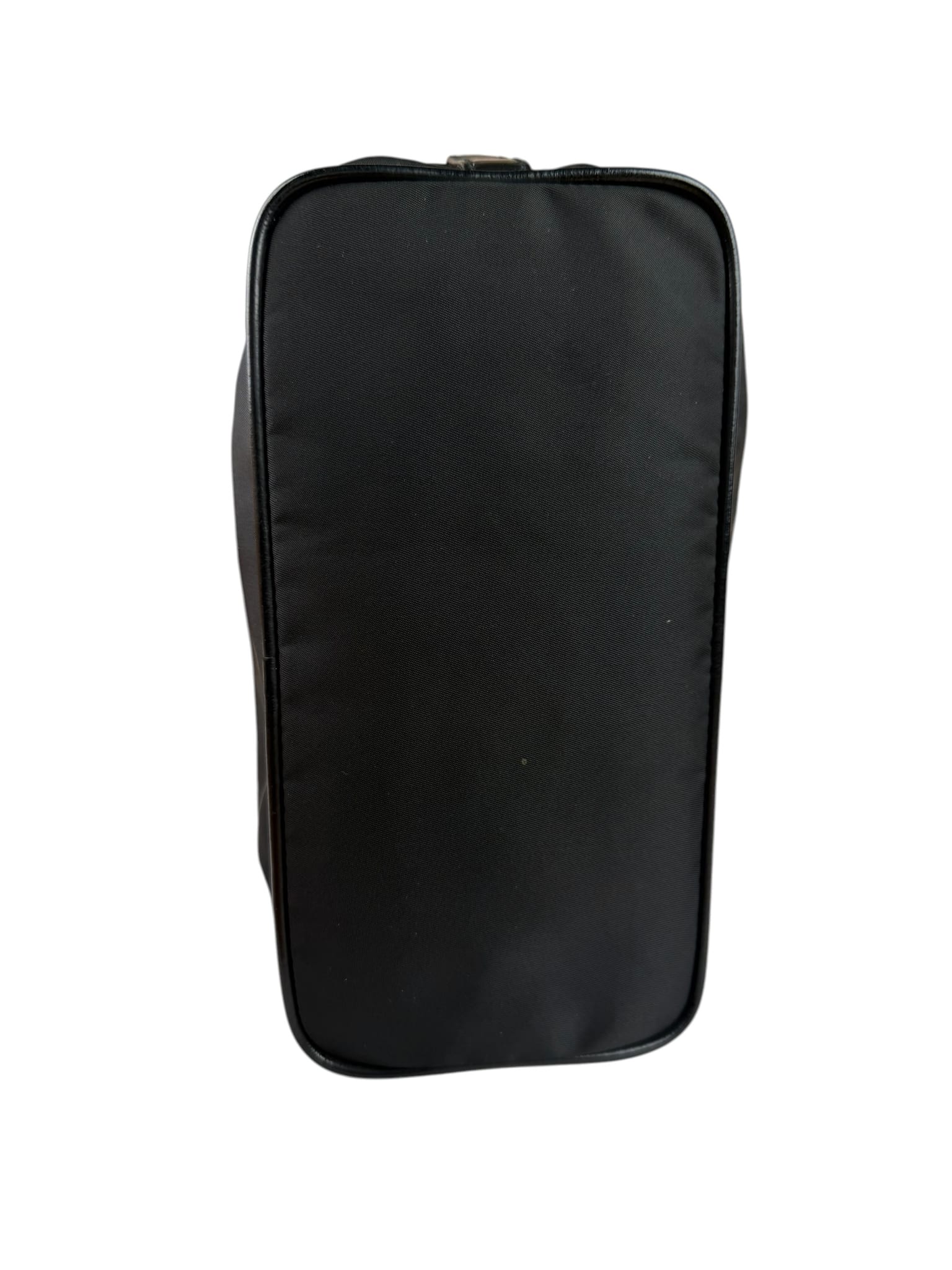 Prada Black Leather Trim/Tessuto Nylon  Shoulder Bag