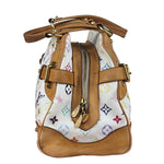 Louis Vuitton White Monogram Murakami Claudia Handbag