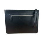 Salvatore Ferragamo Bicolor Leather Clutch