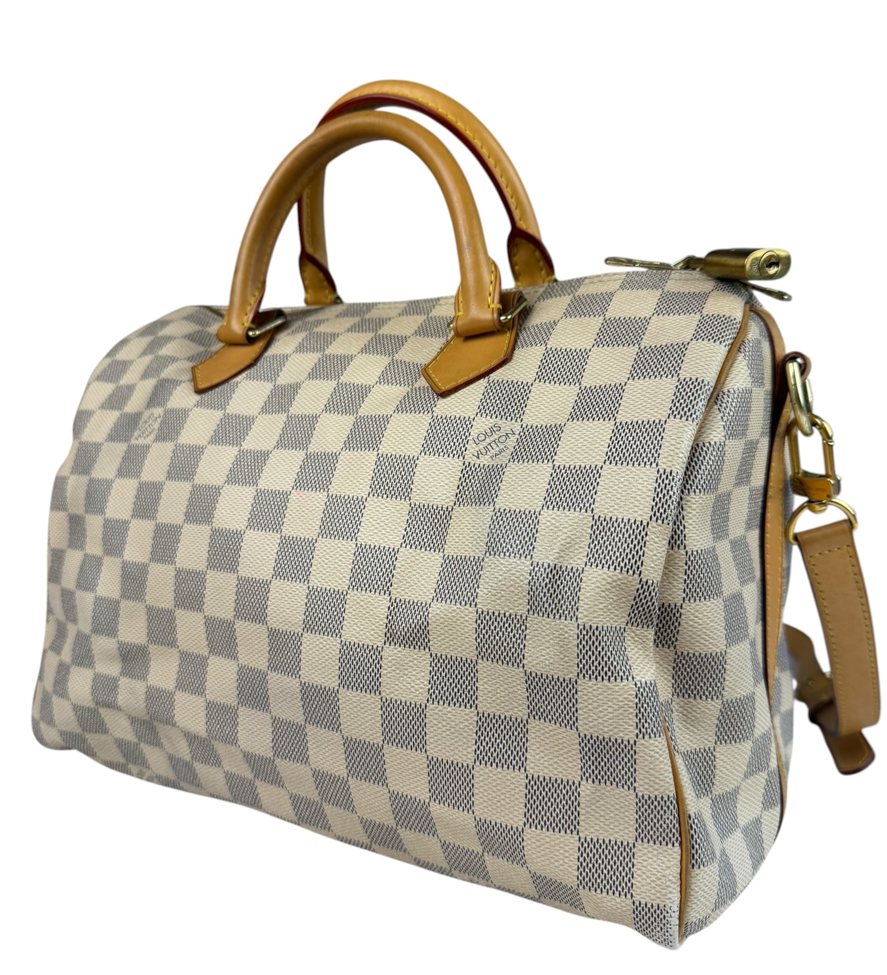 Louis Vuitton Damier Azur Speedy 30 Bandouliere