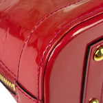 Louis Vuitton Red Vernis Alma BB Handbag