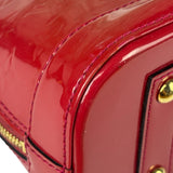 Louis Vuitton Red Vernis Alma BB Handbag
