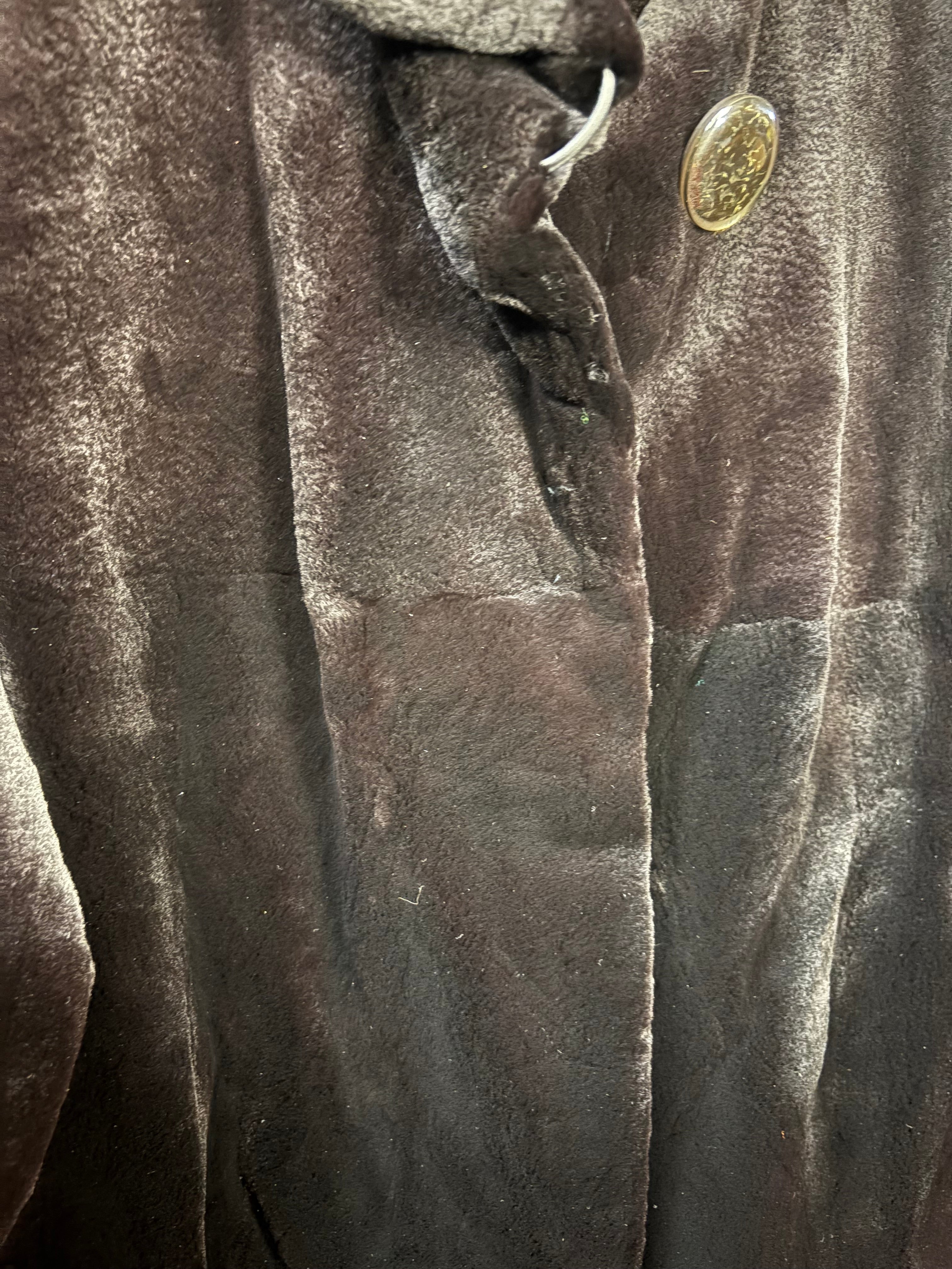 Fabio Mantegazza Vintage Black Fur Coat