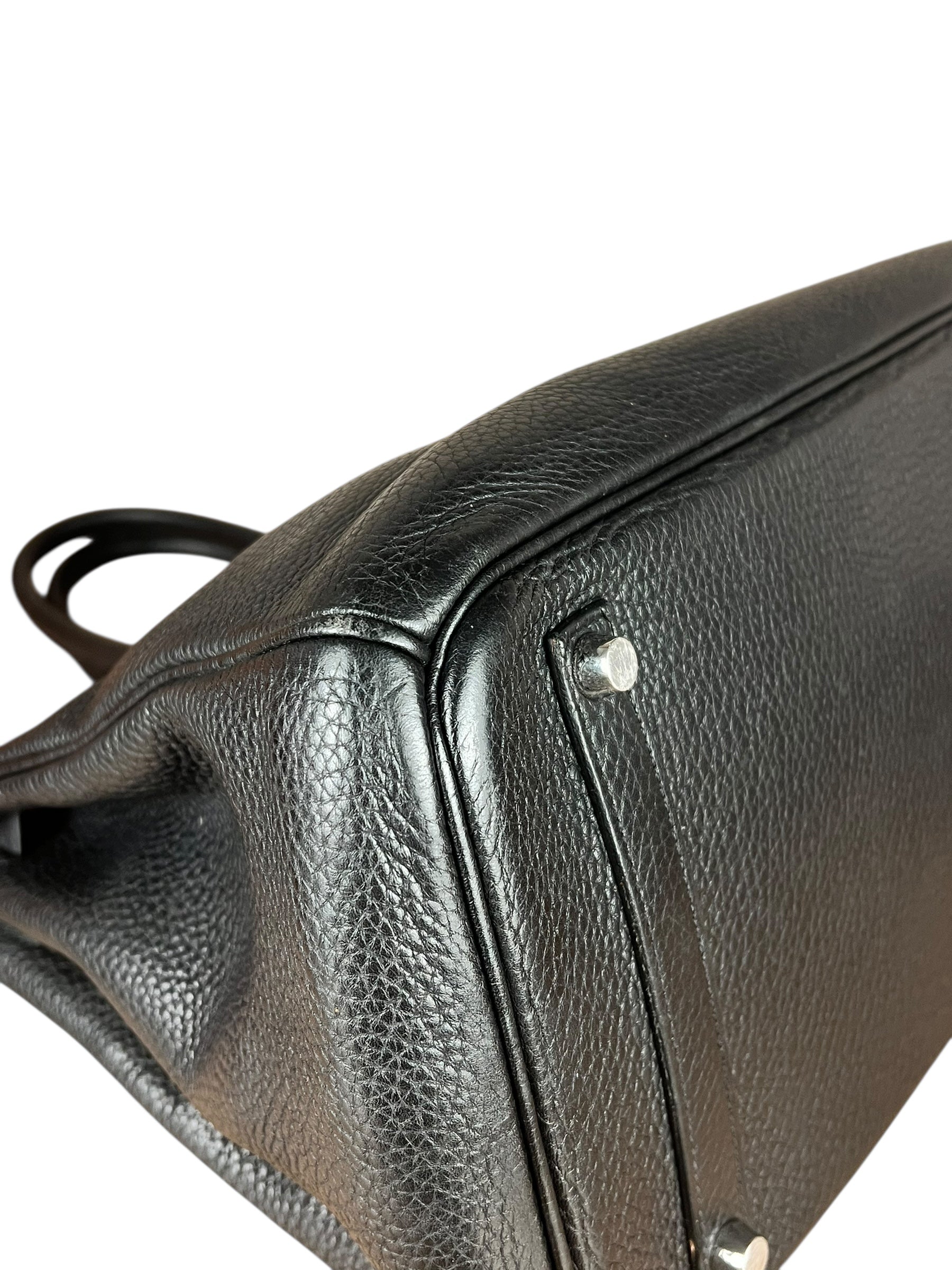 Hermes Birkin 35 Black Togo Palladium 2010