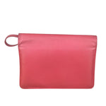 Prada Pink Saffiano Leather Pouchette