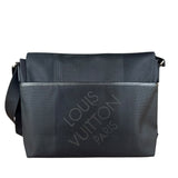 Louis Vuitton Black Damier Geant Flap Messenger