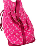 Louis Vuitton Monogram Denim Noefull MM Tote Pink