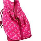 Louis Vuitton Monogram Denim Noefull MM Tote Pink