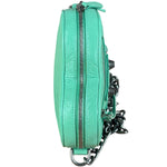 Balenciaga Green Le Cagole Heart Mini Bag