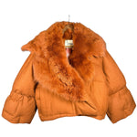 Fendi Vintage Wool/Fur Quilted Coat