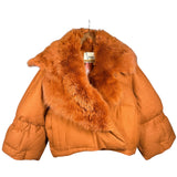 Fendi Vintage Wool/Fur Quilted Coat