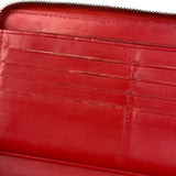 Chanel Red Quilted Leather Long Organizer Wallet 2010