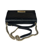 Chanel Black Leather Paris-Cuba Click Flap Bag 2017