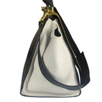 Celine Colorblock Leather/Suede Trapeze Two-Way Bag